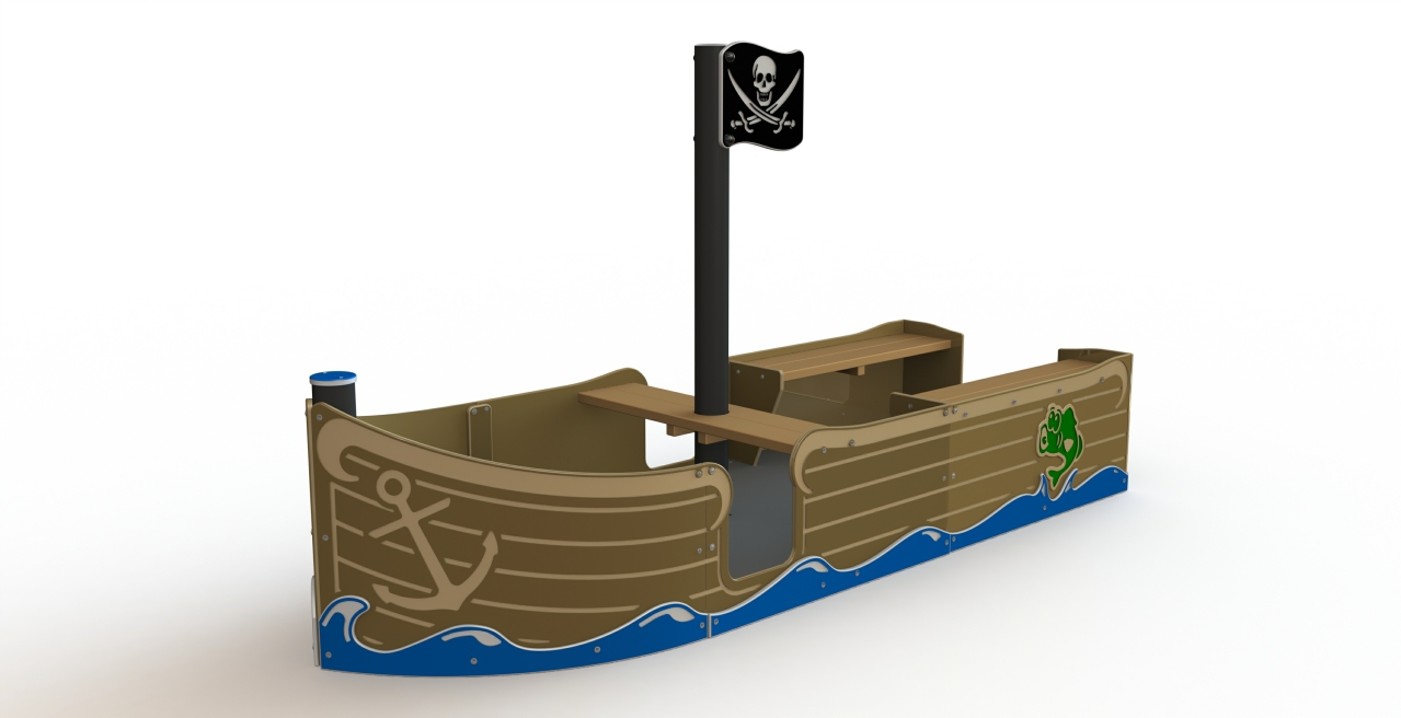 GL Jones Playgrounds - Ahoy Pirate Play Ship